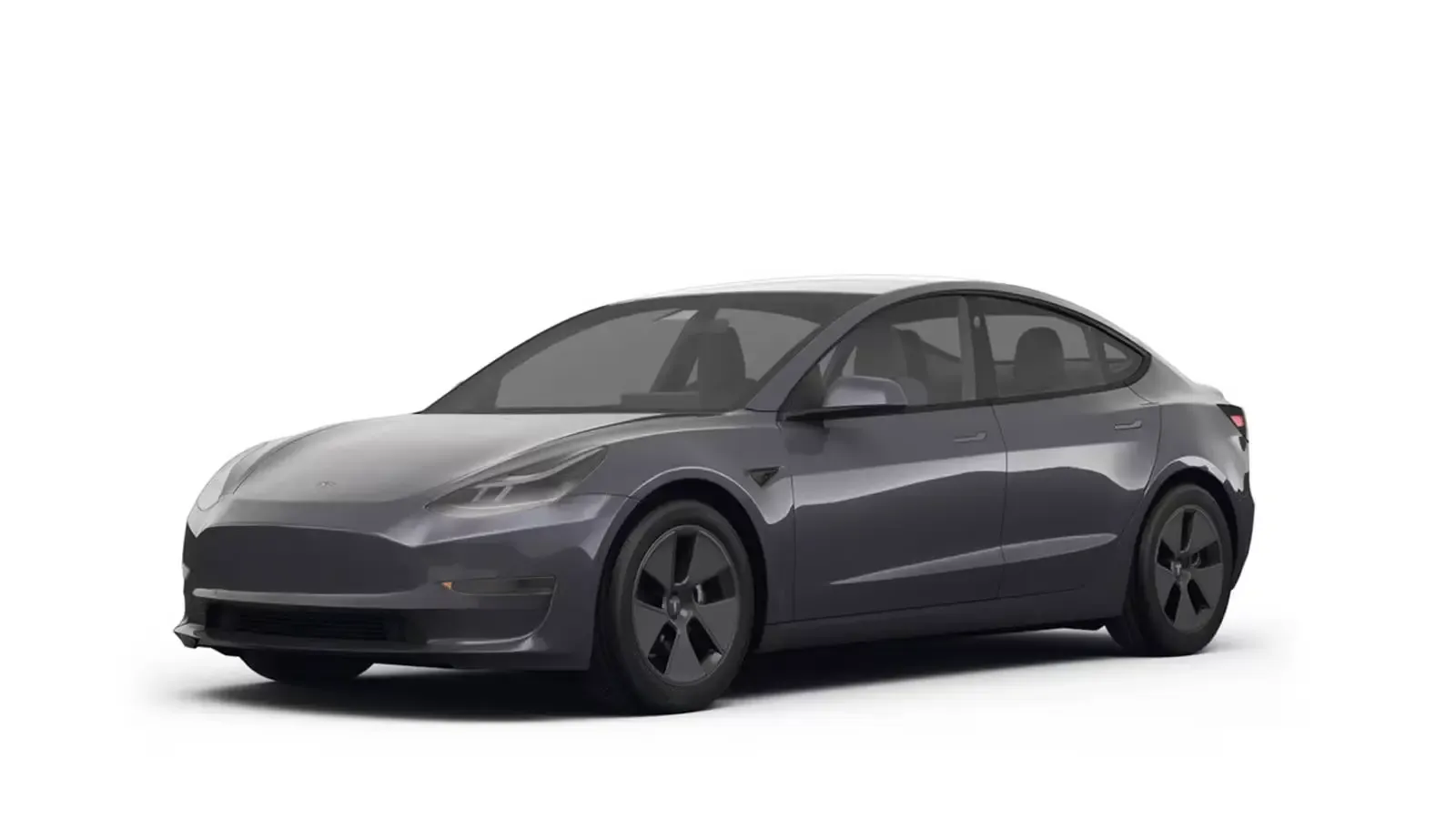 Tesla Model 3 Long Range AWD in a metallic grey