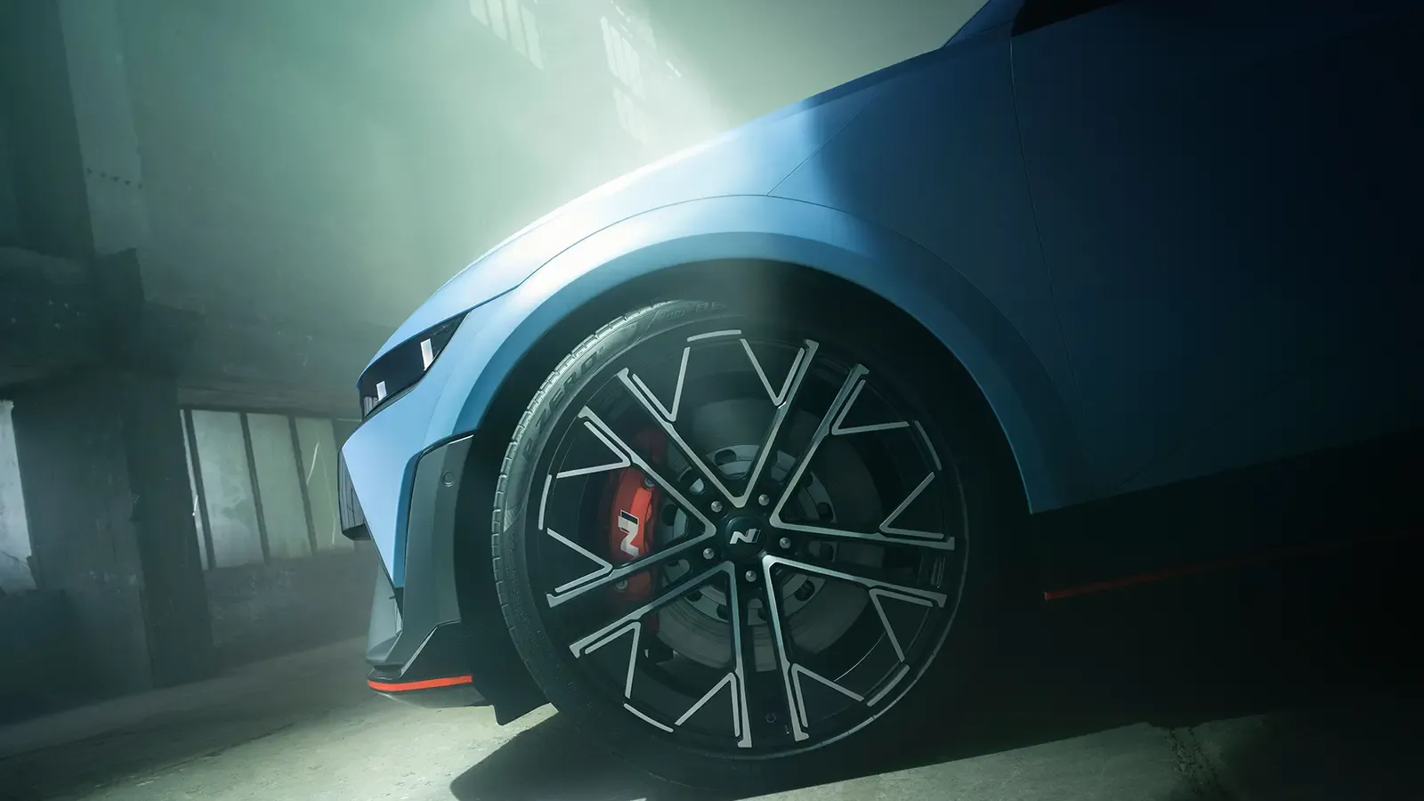 Hyundai Ioniq 5 N exterior wheel close up