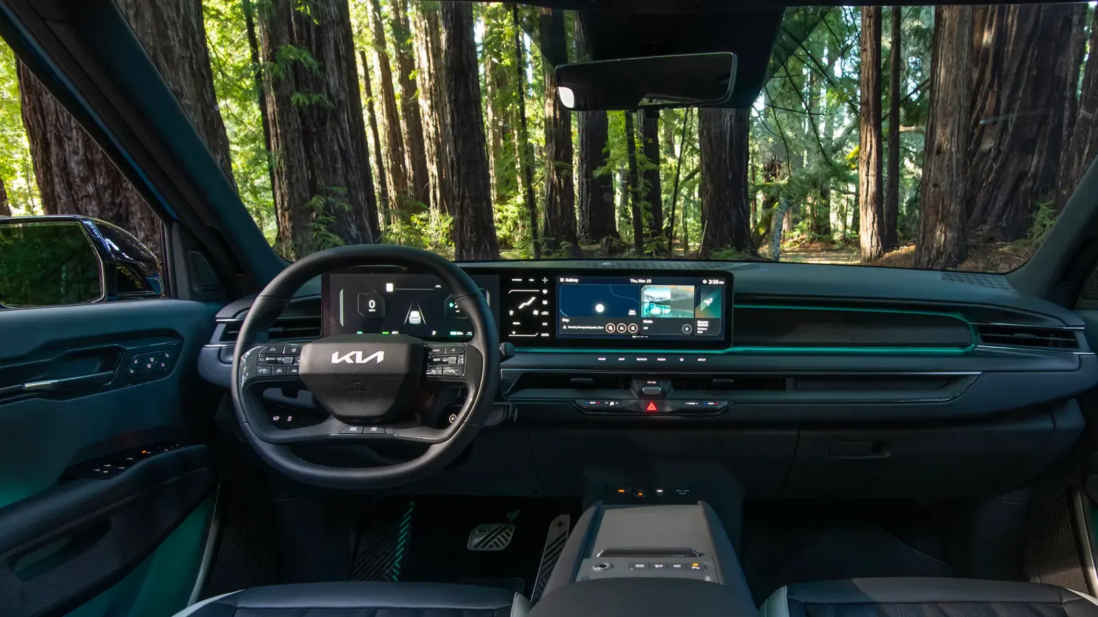 Kia EV9 wind e-AWD interior