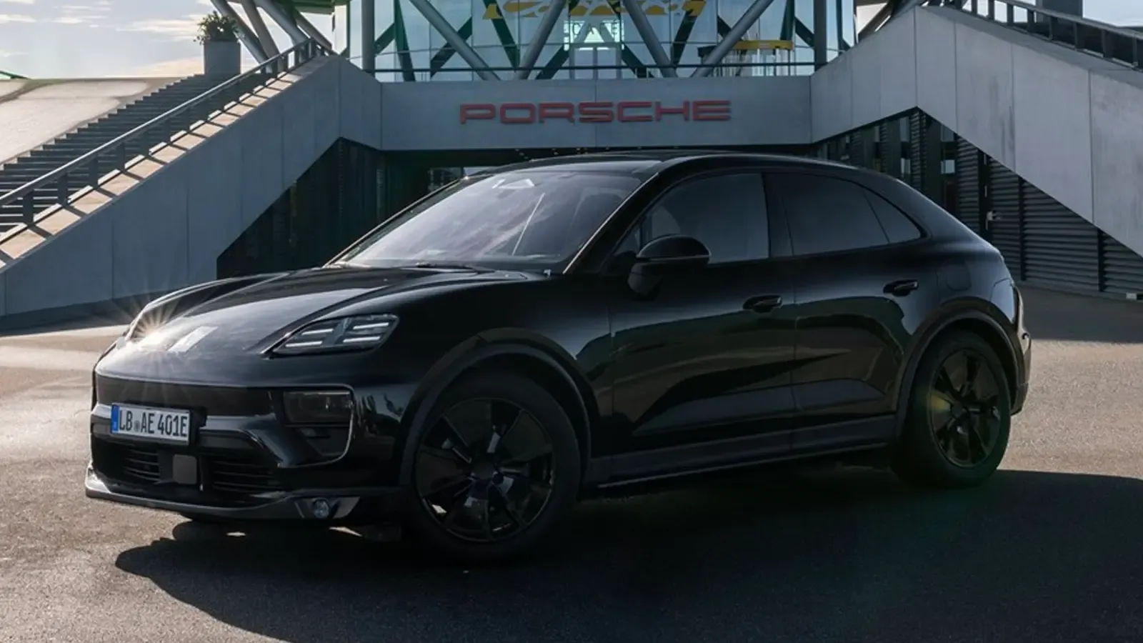 Porsche Macan EV exterior view