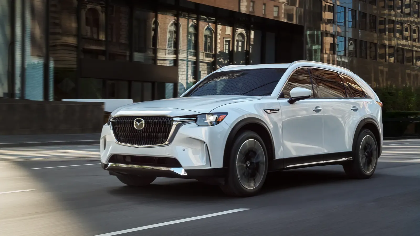Mazda CX-90 PHEV driving