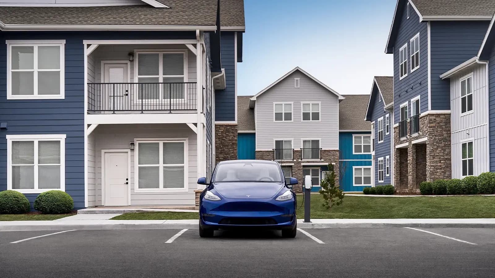 EV parked in a driveway