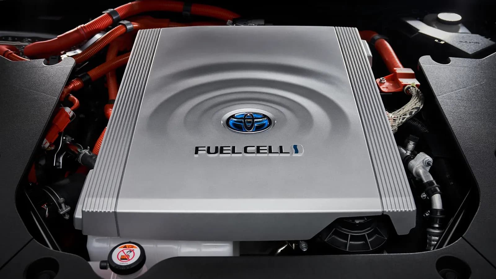 close-up of fuel cell