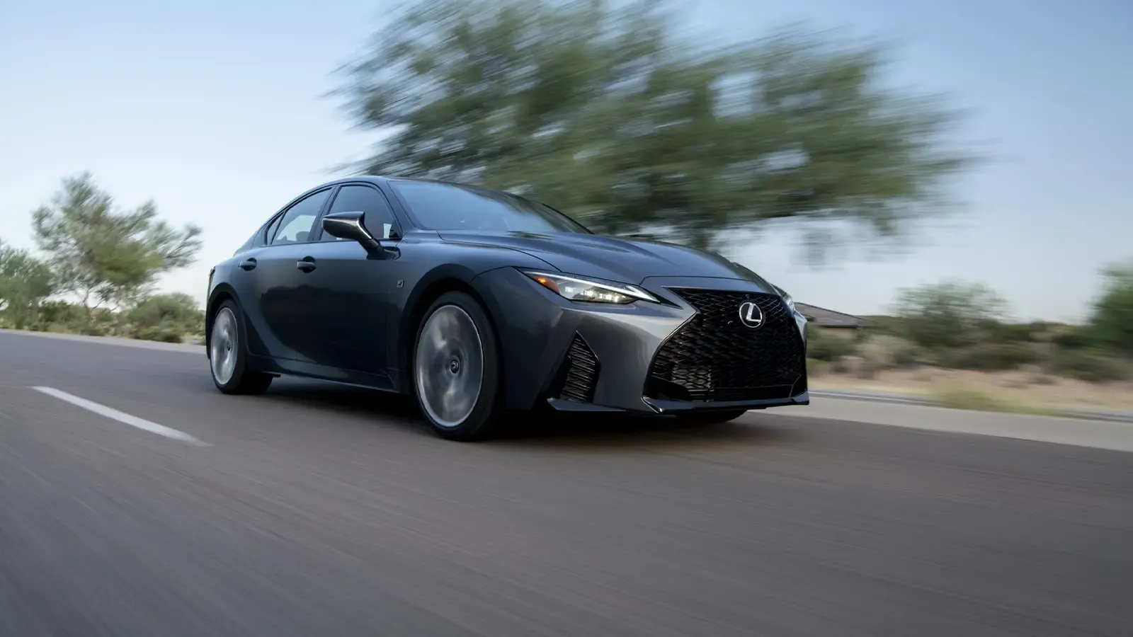 Lexus IS driving