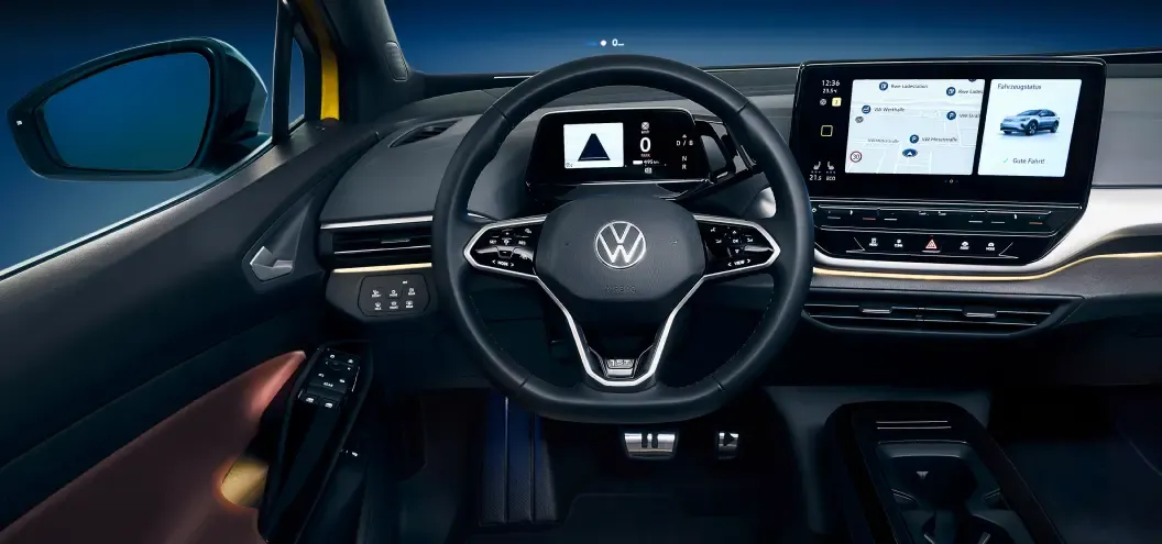 ID.4 interior Tech and Steering