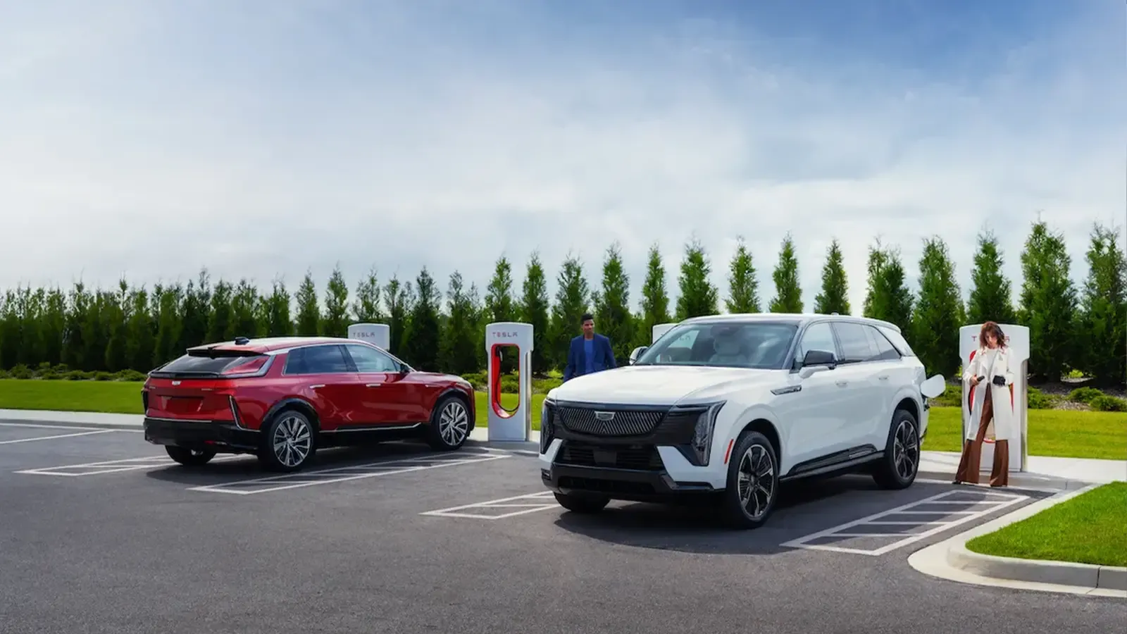 EVs using the Tesla Chargers