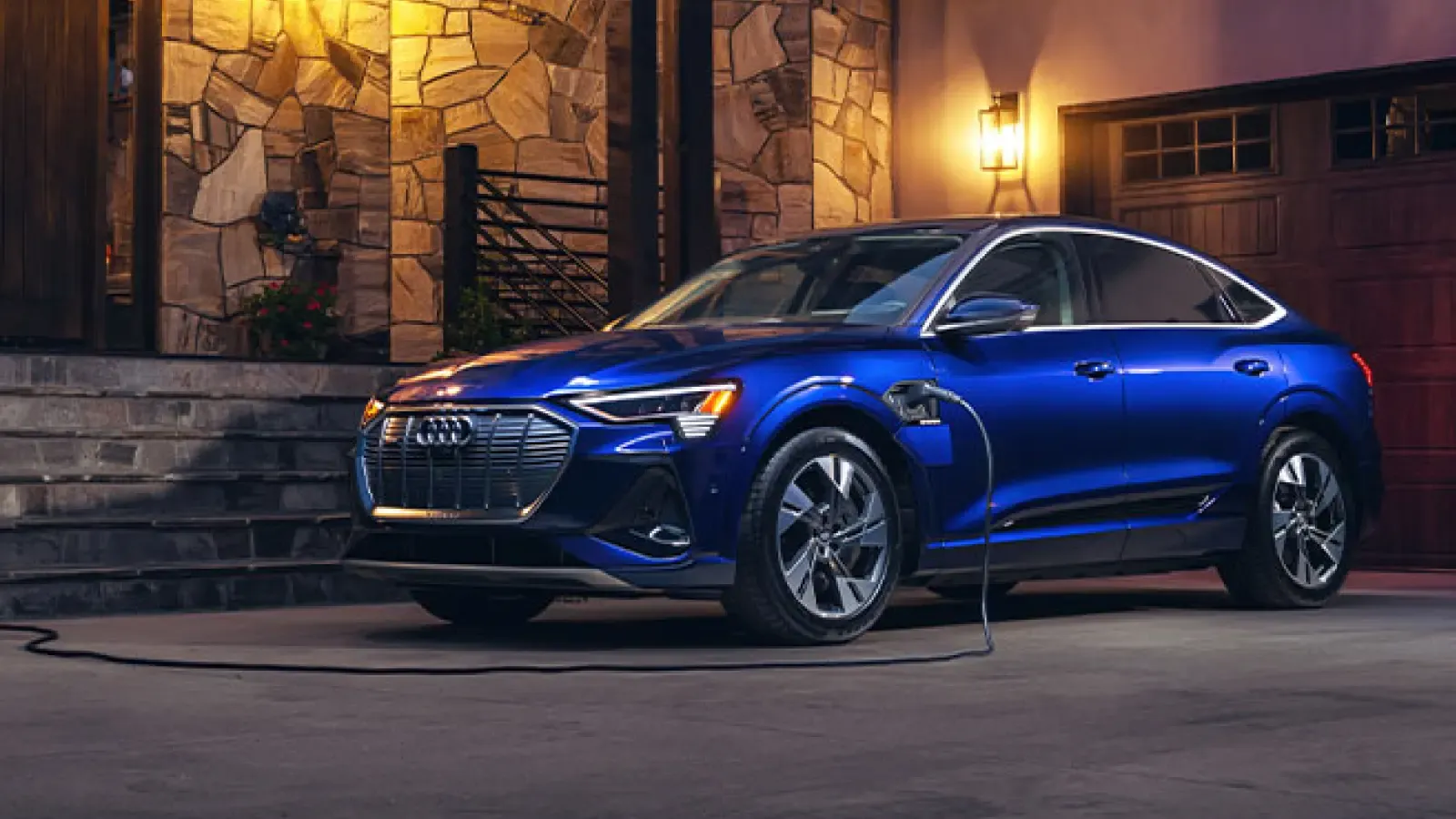 2021 Audi e-tron in driveway