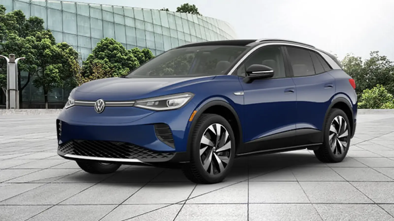 2022 Volkswagen ID.4 in Blue Front Profile