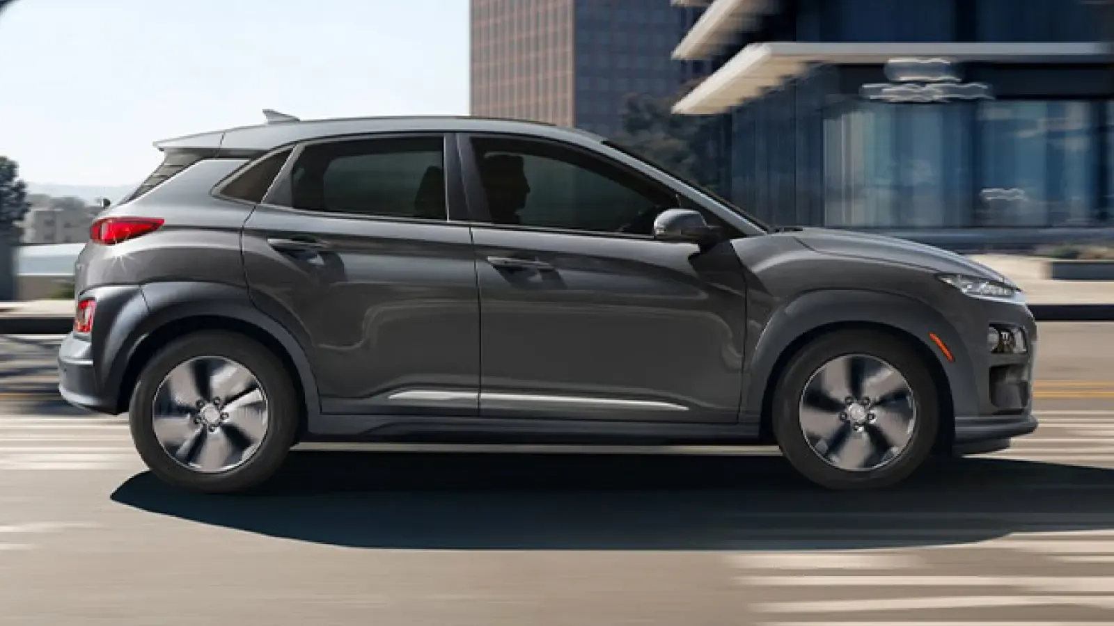 2021 Hyundai Kona Electric Driving in the City