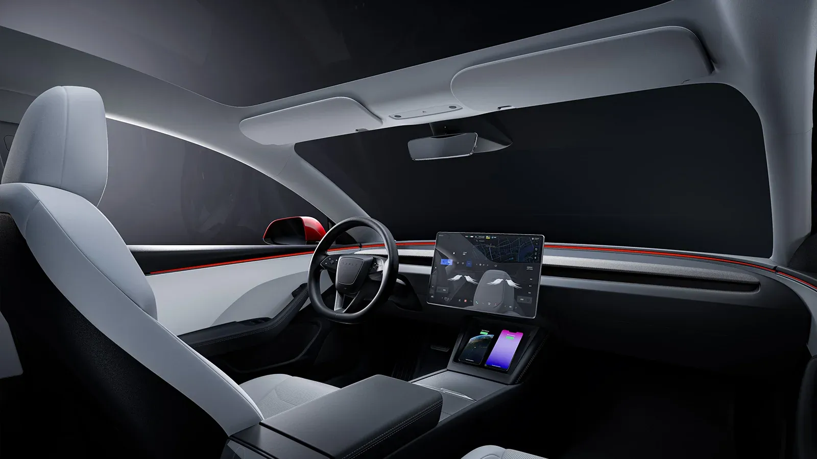 Tesla Model 3 Highland front interior