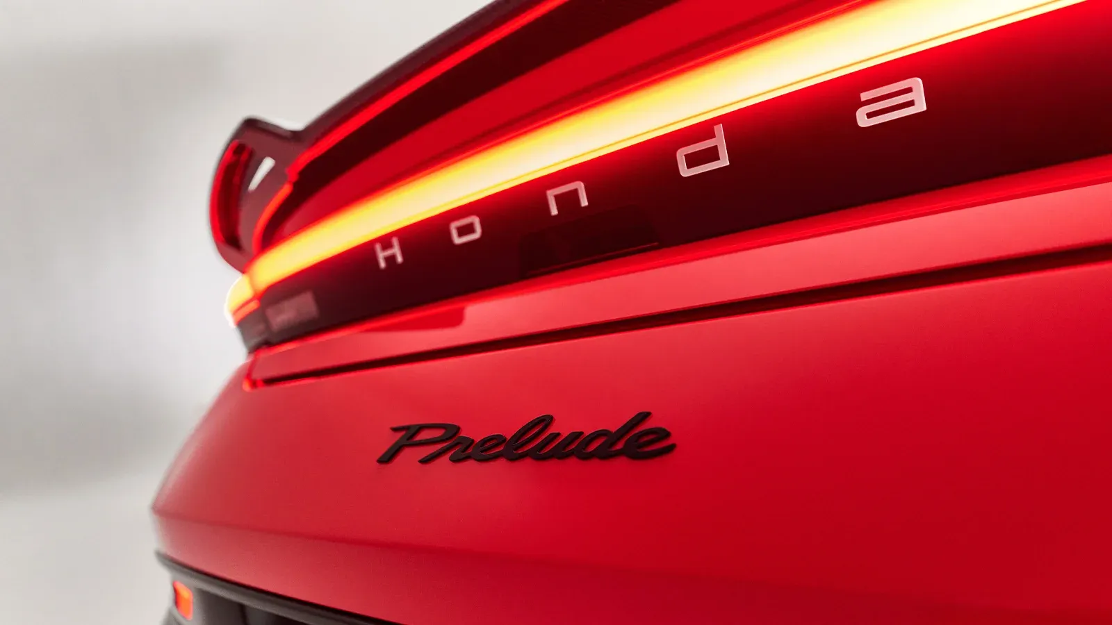 close-up of Honda Prelude detailing