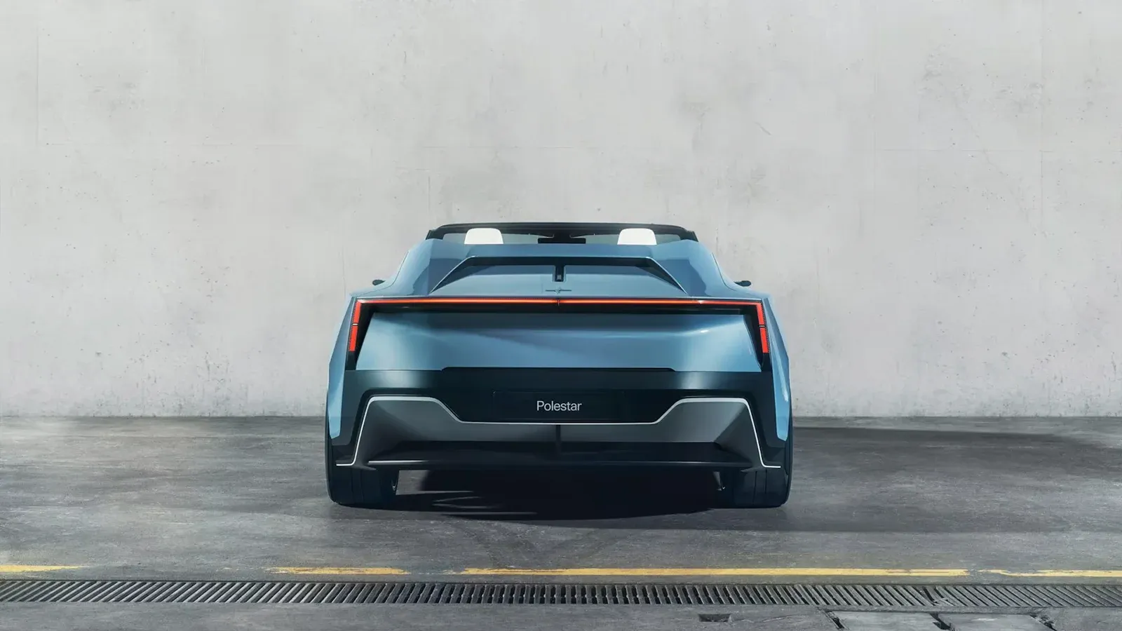 rear view of Polestar 6