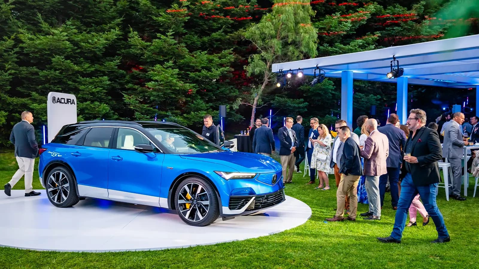 2024 Acura ZDX showcased at an event