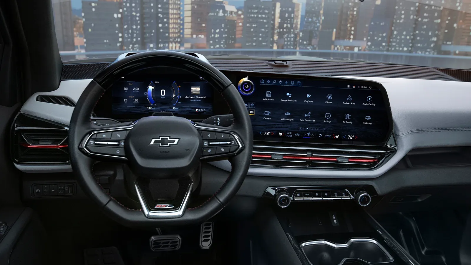 Chevrolet Silverado EV dashboard