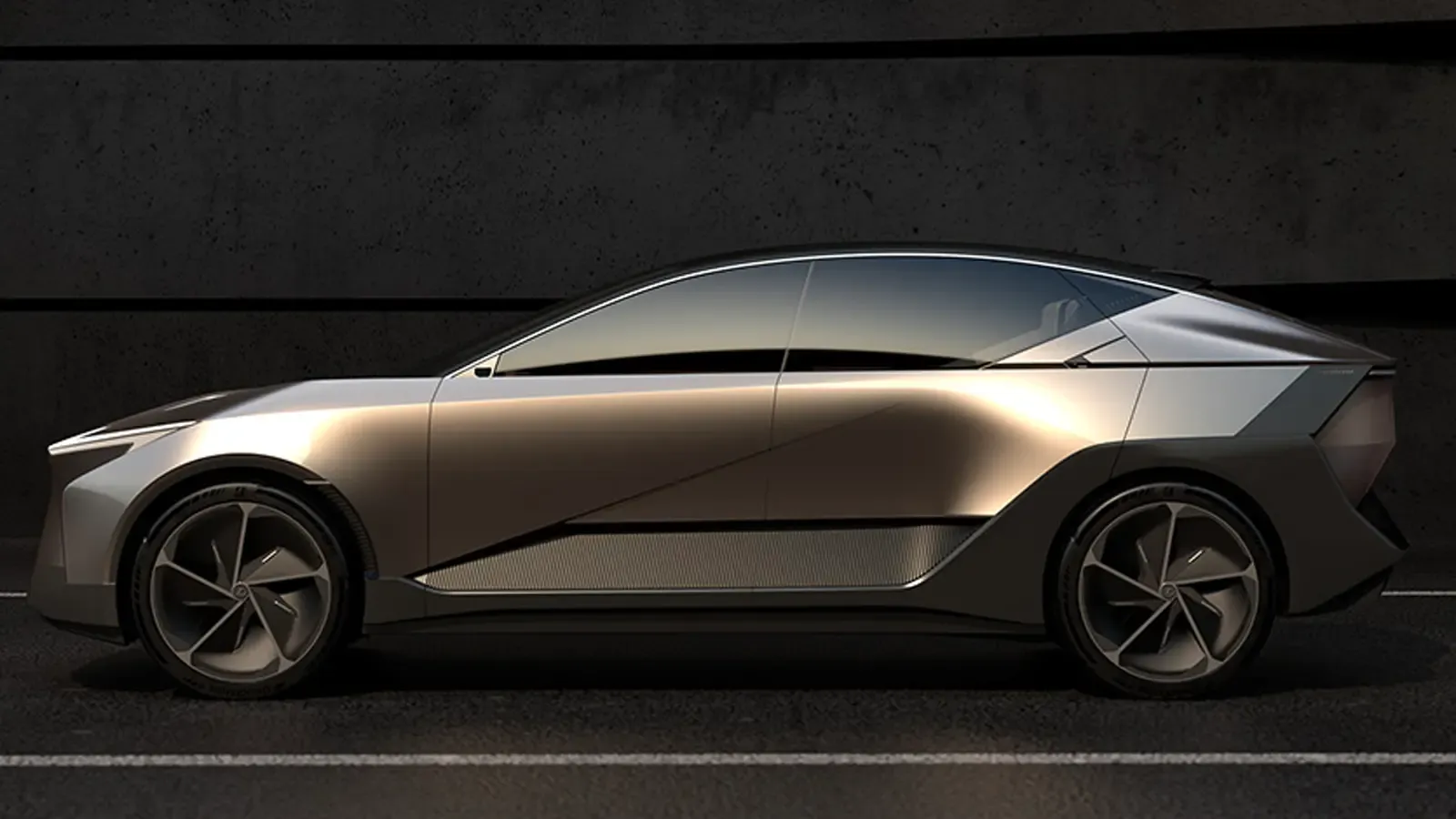 Lexus LF-ZL side profile model