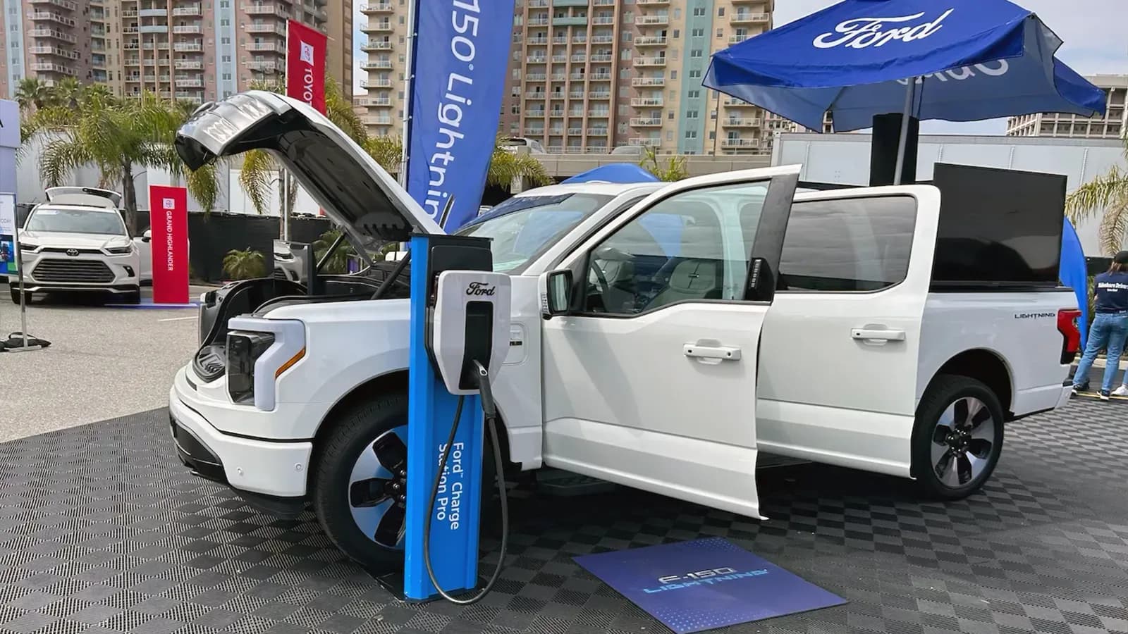 Ford F-150 Lightning at Electrify Expo