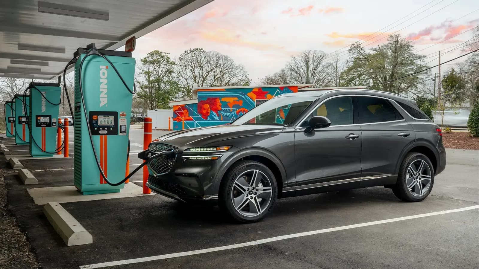 genesis EV SUV charging