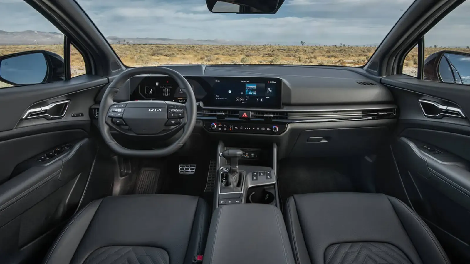 A 2026 Kia Sportage Hybrid Drivers Interior