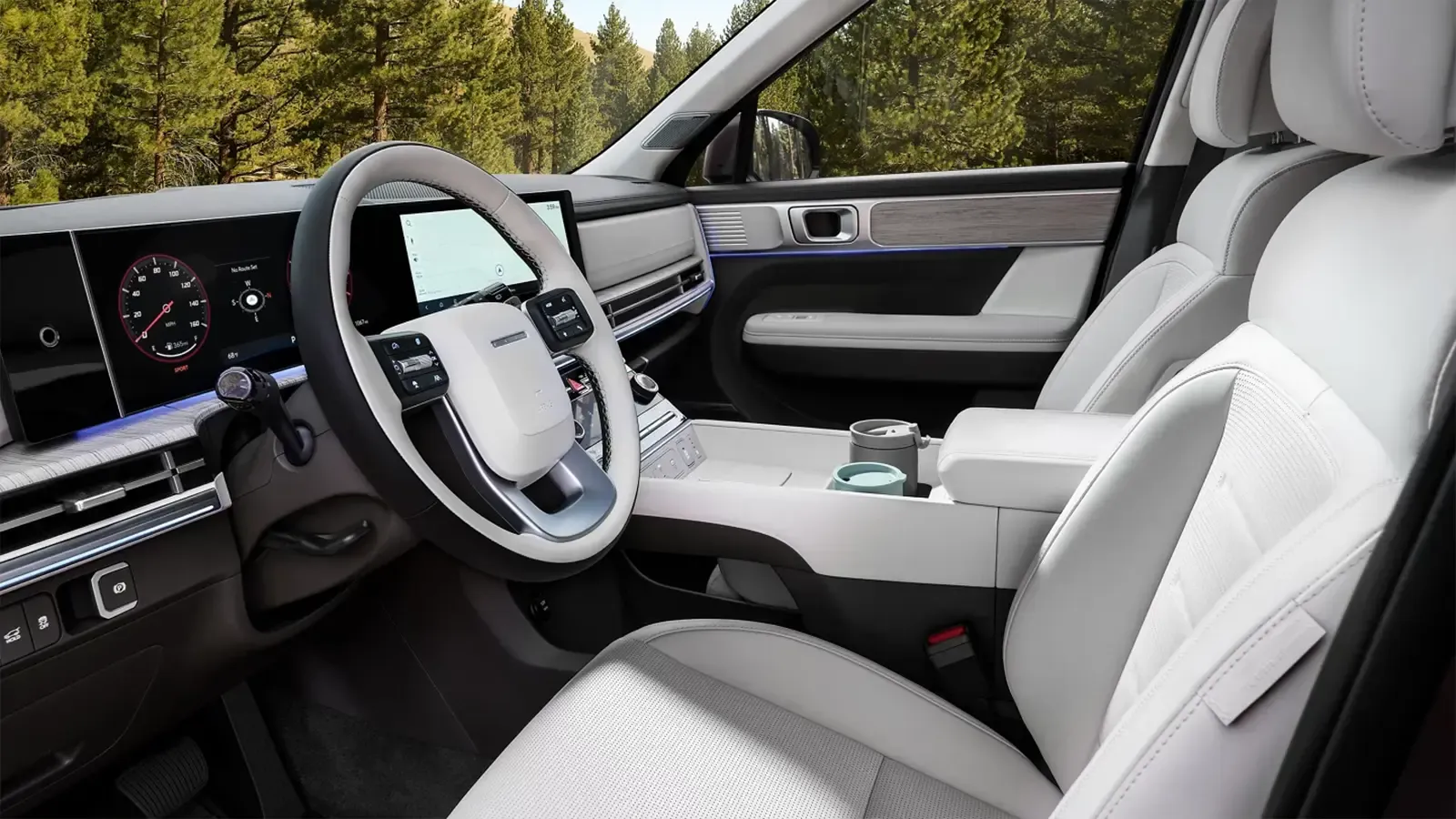 Drivers side 2025 Hyundai Santa fe driver interior