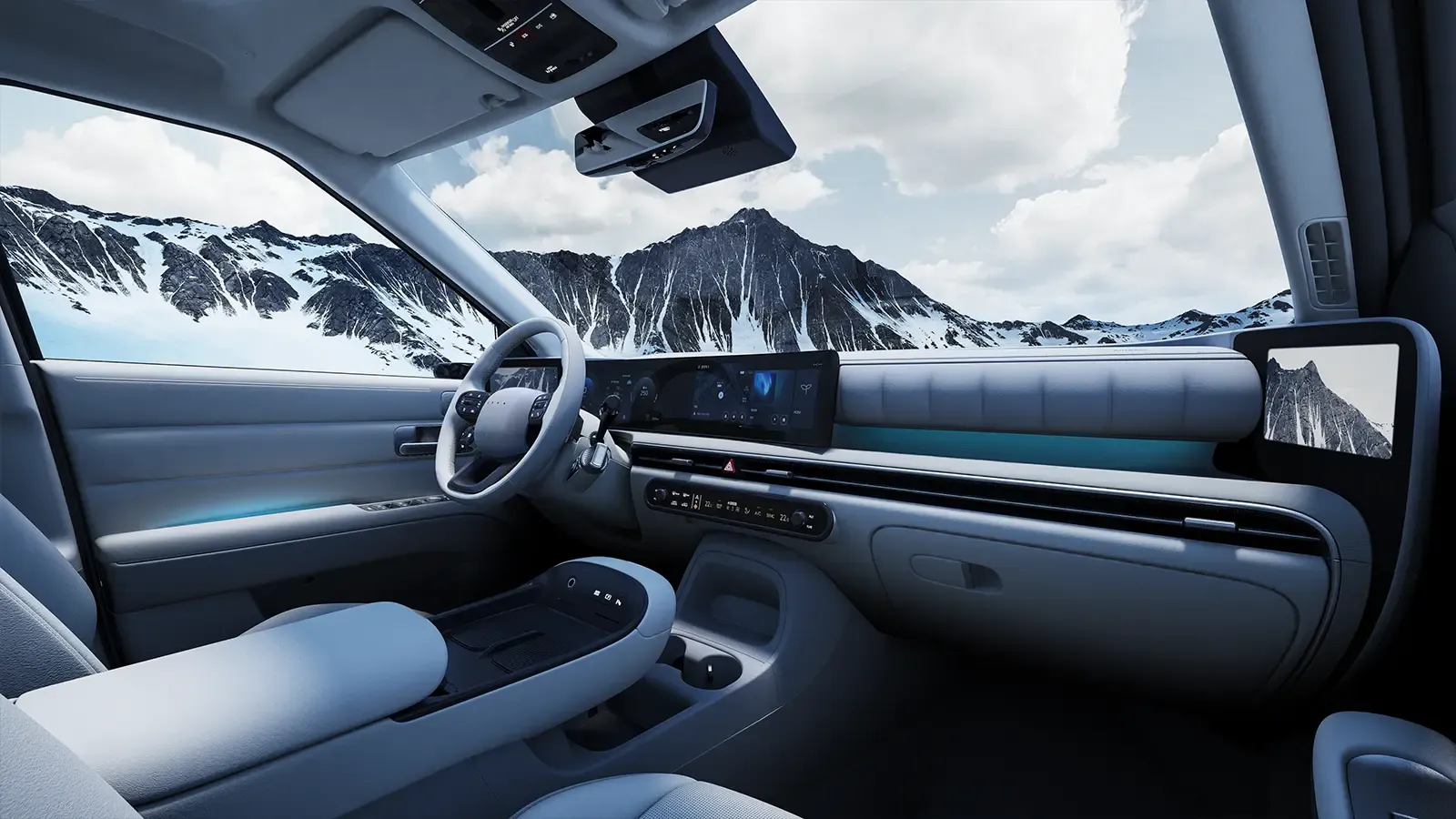 Interior Hyundai’s New Nexo Hydrogen SUV