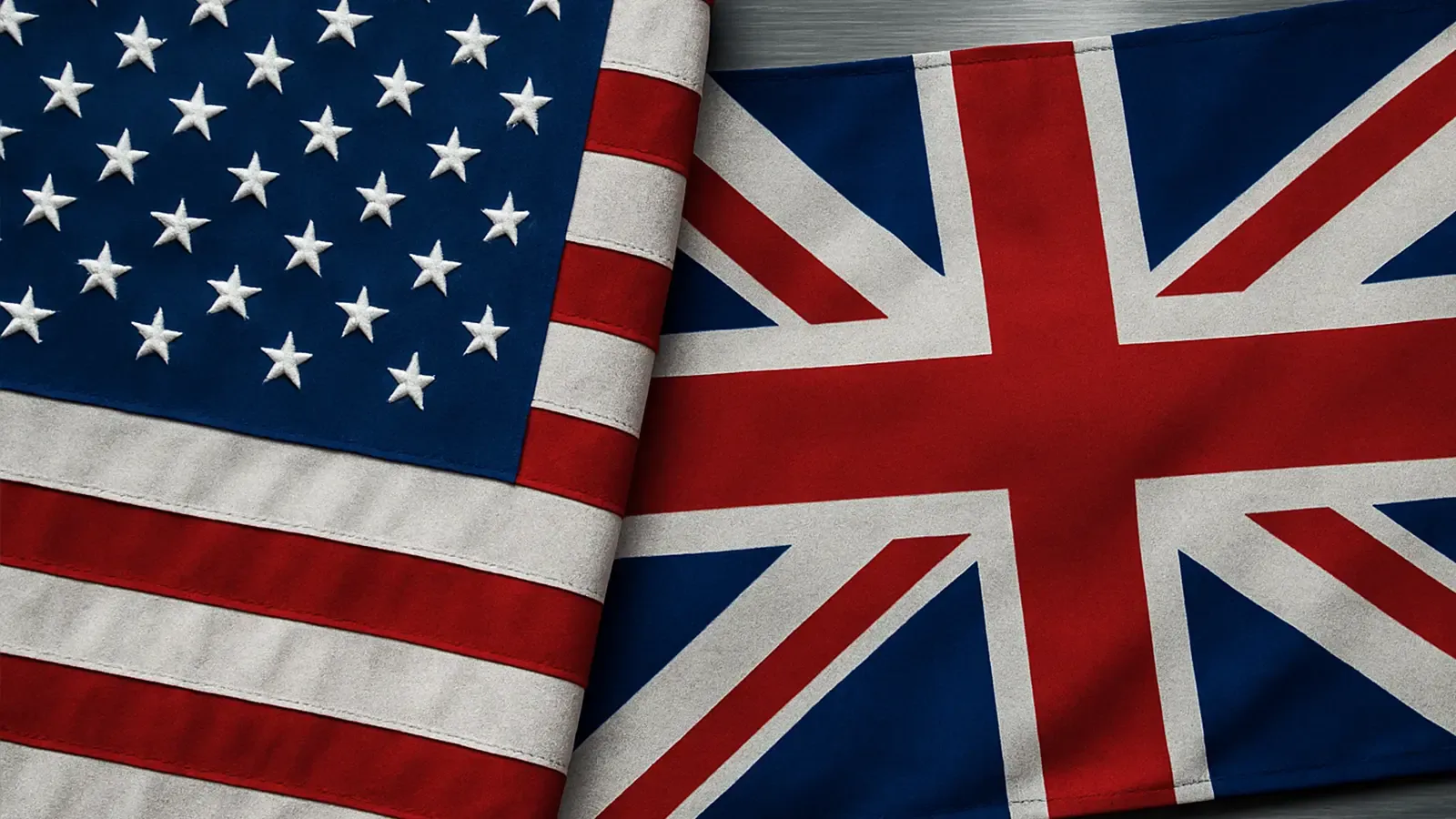 UK and American Flag