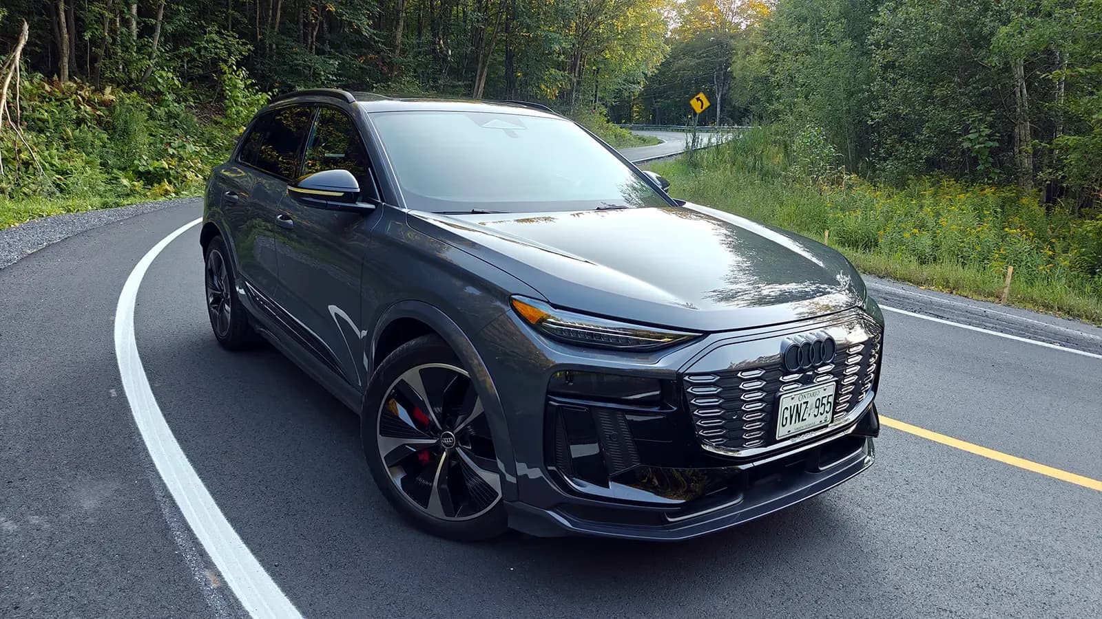 a 2025 Audi SQ6 e-tron front view