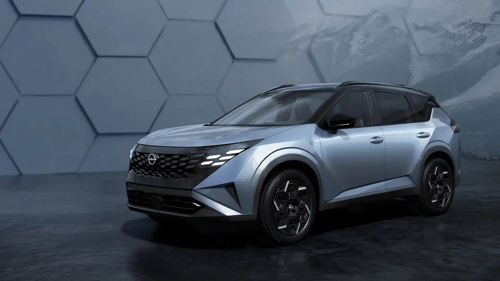 A 2027 Rogue e Power Prototype First Drive actual three quarter front view