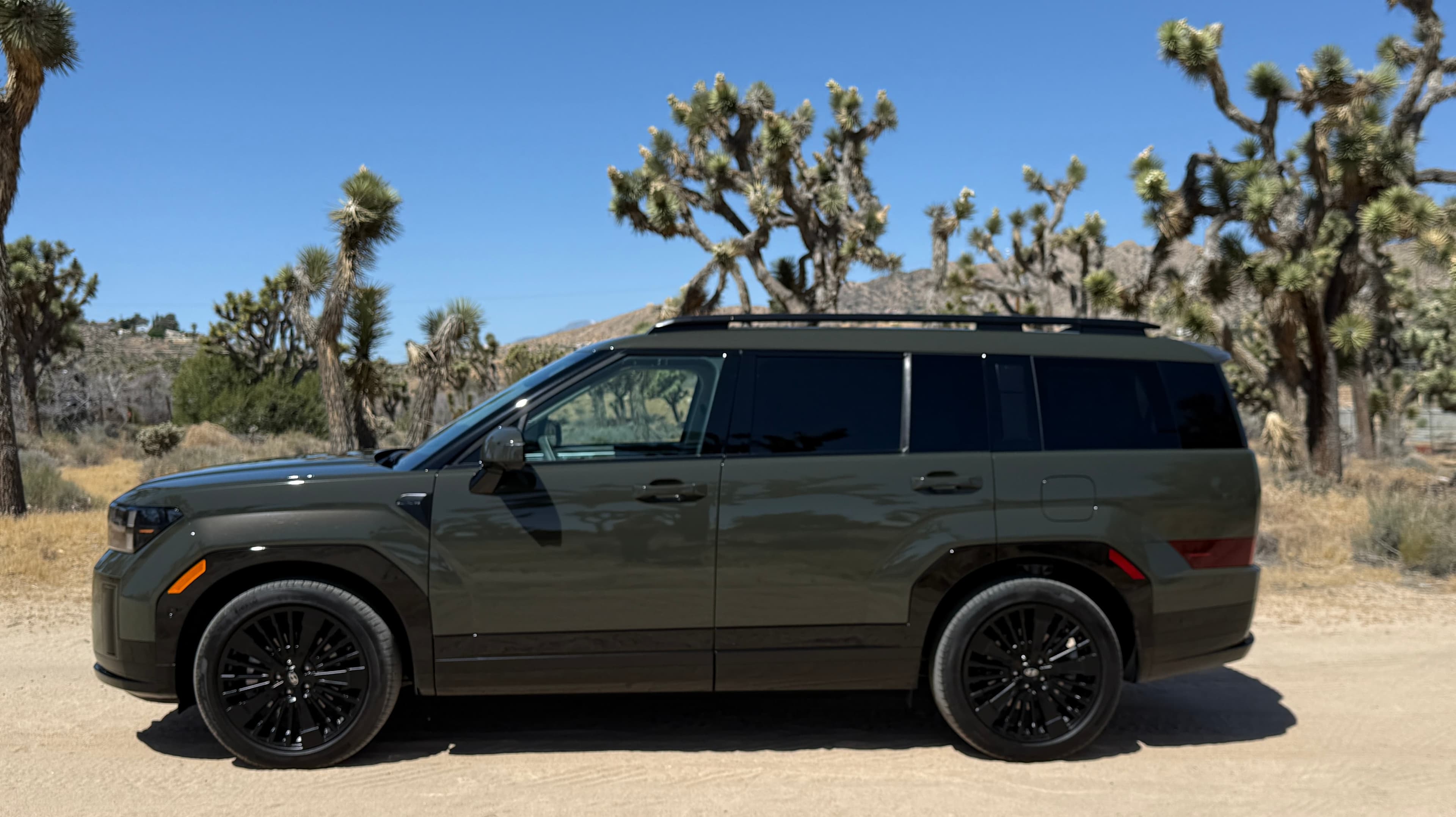 2026 Hyundai Santa Fe Hybrid in the desert