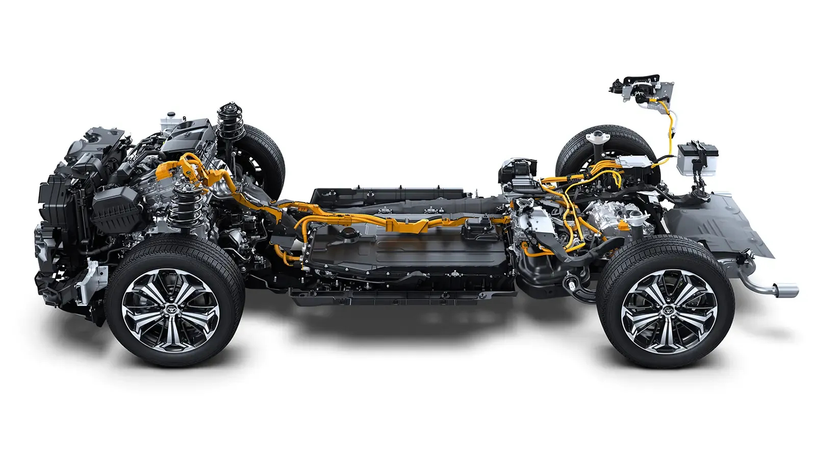 Internal machine working of a Toyota rav4 PHEV